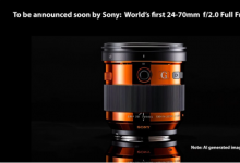 索尼将推“超规格”FE 24-70mm F2 GM变焦镜头，预计售价超21600元